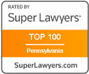 Top 100 PA Super Lawyers Badge