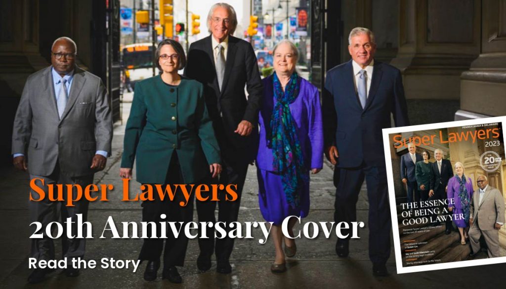 Super Lawyers 20th Anniversary Cover: NiaLena Caravasos featured on the cover and cover story